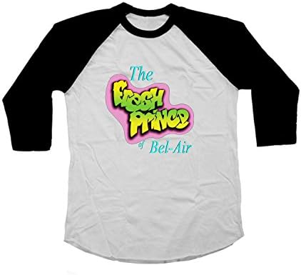 Lockeroom7 Raglan Fresh Prince Of Bel-Air Shirt 3/4 Sleeve T-Shirt (M)