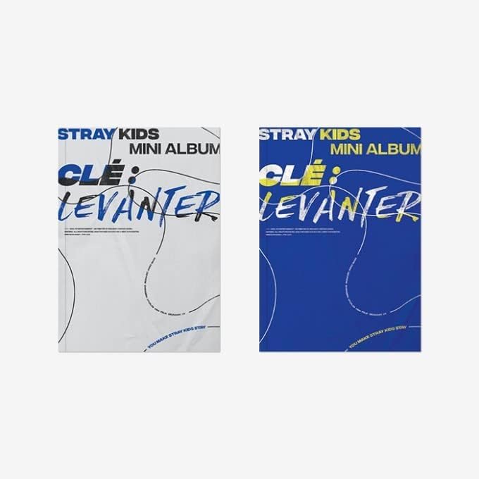 STRAY KIDS Clé : Levanter Album (CLE Version) CD+Photobook+3 QR Photocards+(Extra 4 Photocards + 1 Double-Sided Photocard)
