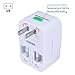 Travel Adapter,All in One Design-With US UK EU AU/CN International Plug and Universal AC Sockets, Wall AC 110-250V Power Multi Outlet Adapter Worked for More than 150 Countries