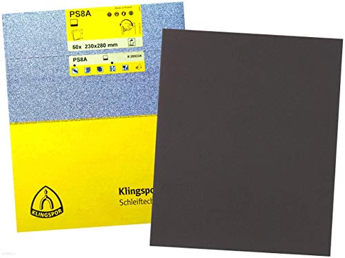 Klingspor PS8A-400-50-230x280 400 Grit Waterproof Abrasive Paper