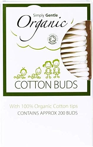 Simply Gentle Organic, Cotton Buds, 100% Organic Cotton & FSC Paper Stems