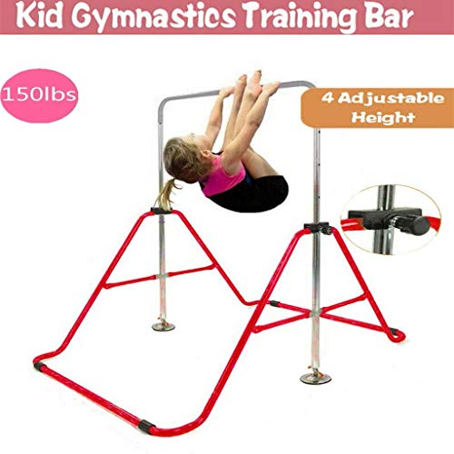 image for Youen Home Gymnastics Bars for Kids, Adjustable Height Gymnastic Horiz