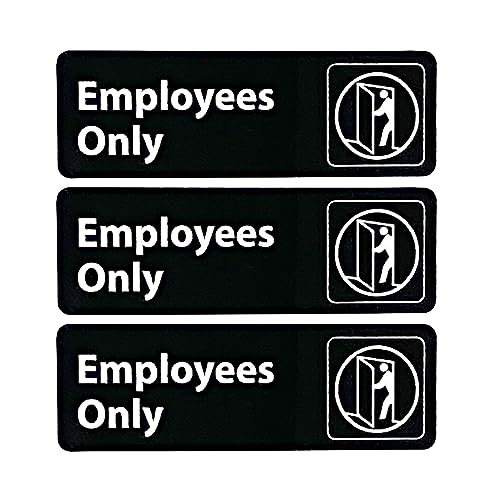MomsUnited – Employees Only Sign for Enhanced Access Control – Durable ...