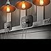 YOBO Lighting Vintage Industrial Semi Flushmount Mini Ceiling Light