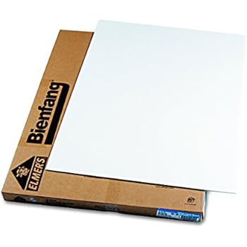 Elmer's 900803 Foam Board, White Surface with White Core, 30 x40, 10 Boards/Carton