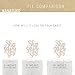 NANASUKO Engagement Party Cake Topper - She said Yes! - Double Sided Rose Gold Glitter - Premium quality Made in USA