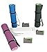 YogiMall 4-In-1 Non Slip Yoga Mat, Hand Towel, Velcro & Mini Carry Straps – Eco Friendly, Reversible, Thick 6mm, 72