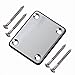 1pc Neck Plate with Crews Chrome for Fender Replacement Electric Guitar Part
