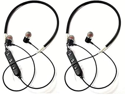 24 HSB Wireless Bluetooth Earphone Headset - Black - Set of 2 : Amazon