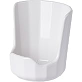 MAGICLULU Pot Lid Holder and Spoon Rest Ceramic Kitchen Organizer with Anti-Slip Base Multi-Functional Pot Cover Rack for Countertop Storage 4.87X3.93X3.93 Inches White