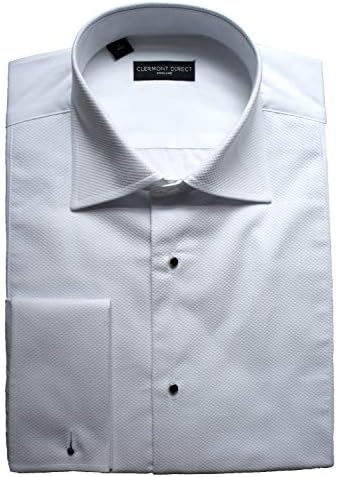 Clermont Direct Stud Front 100% Cotton Marcella Shirt Fold Down Collar