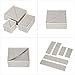TENABORT 9 Pack Foldable Drawer Organizer Dividers Cloth Storage Box Closet Dresser Organizer Cube Fabric Containers Basket Bins for Underwear Bras Socks Panties Lingeries Nursery Baby Clothes Gray