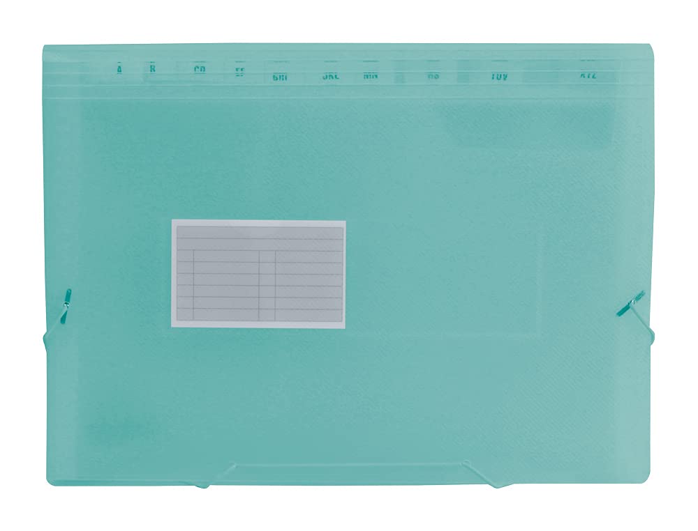 Liderpapel FU13 Document Folder A4 Transparent Green