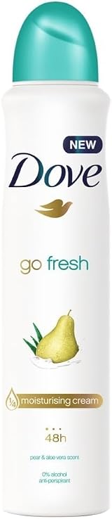 Dove Go Fresh Pear & Aloe Antiperspirant Deodorant Aerosol 250 ml Case of 6 view 5