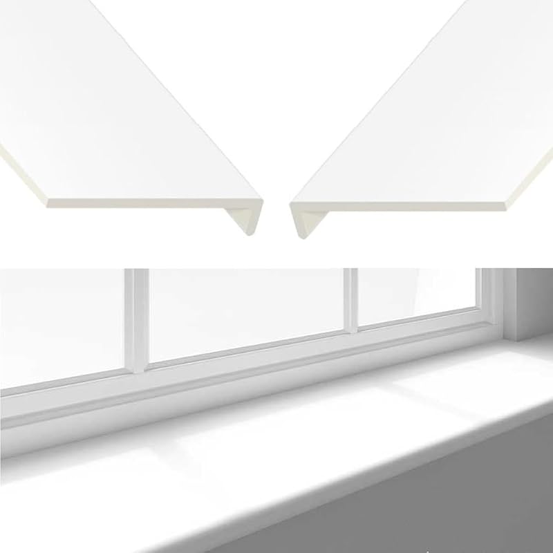 Virtual Plastics Window Sill Capping Board 200mm x 1m x 9mm White