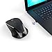 Wireless Mouse, Tonicstar PC Mouse 2.4G USB Optical Mice for Computer Black