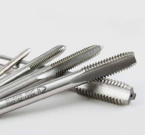 1Pc M6.5 M7 M8 X 0.5Mm 0.75Mm 1Mm 1.25Mm Metric HSS Right Hand Tap Threading Tools For Mold Machining M8 x 1.25mm