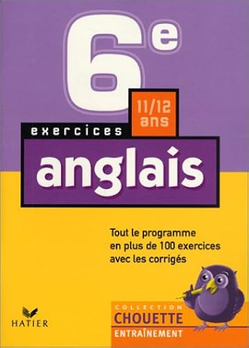 Download Chouette Entraînement : Anglais, de la 6e à la 5e - 11-12 ans (+ corrigés) PDF