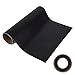 Angel Crafts Adhesive Vinyl Roll: Permanent Vinyl for Cricut, Silhouette Cameo, Oracal Cutters. Indoor Outdoor, Non-Stretchy Vynal, 12 Inches by 8 Feet, Black Vinyl
