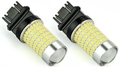 3056 3156 3057 3157 LED Bulbs for Backup Reverse Lights, 144-EX Chipsets 1200 Lumens Extremely Bright ,Xenon White,Pack of 2 (3157)