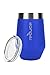 REDUCE Stemless Wine Tumbler with Lid – 12oz Stainless Steel Vacuum Insulated Cup – Enjoy Your Chilled Drink at the Perfect Temperature – Ideal for an Outdoor Cocktail, Soda or Water – Blue