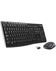 Logitech MK270 Wireless Keyboard and Mouse Combo - Keyboard and Mouse Included, Long Battery Life