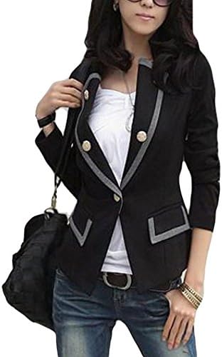 NI9NE Brand Black Military Style Jacket - Large (US Size: 6) Item #A882Blk_L