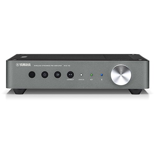 Yamaha WXC50 B Music Cast Audio Component Preamplifier, Dark Silver