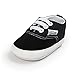 BENHERO Baby Boys Girls Canvas Toddler Sneaker Anti-Slip First Walkers Candy Shoes 0-24 Months 12 Colors(12cm,6-12 Months Infant, Ab/Black)