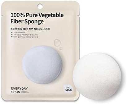 100% pure vegetable fiber sponge - face