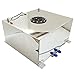 20 Gallon OEM New Polished Aluminum Race Drift Fuel Cell Tank & Level Sender & Foam