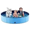 Jasonwell Foldable Dog Pet Bath Pool Collapsible Dog Pet Pool Bathing Tub Kiddie Pool for Dogs Cats and Kids