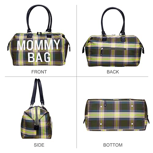 Diaper Bag Tote,Printe Mommy Bag for Hospital & Maternity with Baby