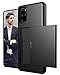 Easy Samsung Galaxy S20 Plus Case 5G,Ultra Slim [Anti Scratch] S20 Plus Wallet Case by Dual Layered Protective Shockproof Cover with Cards Slot Hidden Designed for Galaxy S20 Plus 6.7 inch [Black]