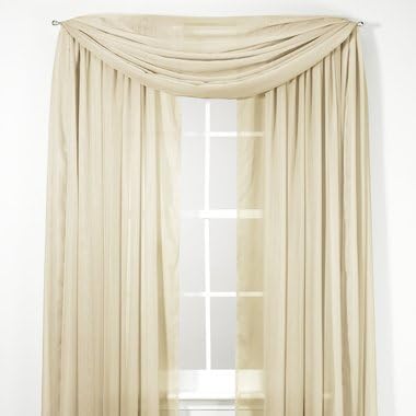 Elegance Voile 216" Beige Scarf