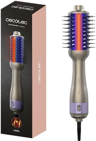 Aerografo CeramicCare i-Unique Volumizador. 1000W, tecnologia infravermelha, revestimento cerâmico, 2 velocidades, 3 temperaturas, ponta fria, cabo rotativo de 1,8 m