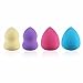 LandFox 4pcs Pro Beauty Flawless Makeup Blender Foundation Puff Multi Shape Sponges