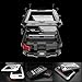 Mangix iPhone 5C Case, Water Resistant Shockproof Aluminum Metal [Outter] Super Anti Shake Silicone [Inner] Fully Body Protection with Gorilla Glass Screen for Apple iPhone 5C (Black)