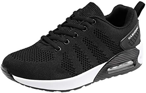 kashiwu Women's Air Sports Running Shoes Shock Absorbing Trainer Running Jogging Trainers Unisex Gym Trainers Fitness Lightweight Shoes