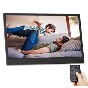 Digital-Picture-Frame133-inch-with-HDMI-High-Resolution-Full-IPS-PhotoMusicVideo-Player-Calendar-Ultra-Slim-Design-with-Remote-Control