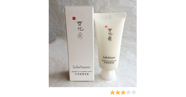 sulwhasoo snowise cleanser
