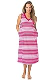 Dreams & Co. Women's Plus Size Short Trapeze Knit Lounger