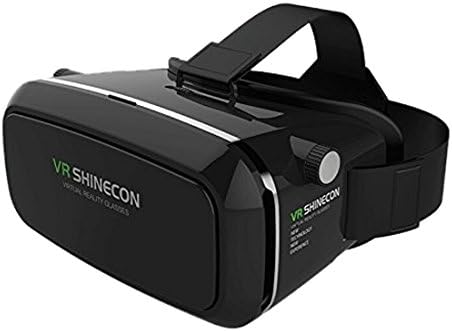 VR SHINECON hinecon89 3D Virtual Reality Goggles Headset, 3D Viewing Glasses with Pupil Focal Distance Adjustable Suitable for Google/iPhone/Samsung Note/LG/Huawei/HTC/Moto Screen