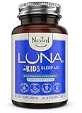 LUNA Kids (60 Tabs) - #1 Natural Sleep Aid Supplement for Children 4+ and Sensitive Adults - Herbal, Gentle & Safe Kids Sleeping Pill (Made with Melatonin, Valerian, Chamomile, Lemon Balm & More)