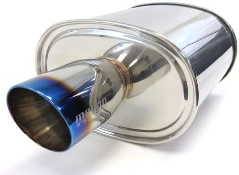09-10 Nissan 370Z Megan Racing Exhaust Muffler w/ 3.5" Blue Tip &amp; 3" Inlet