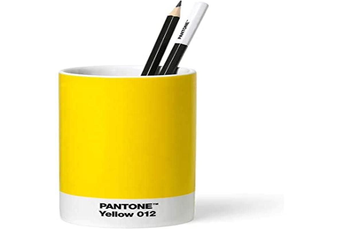 Copenhagen Design PANTONE Pencil Cup, Yellow 012, 101490012
