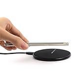 INN LIFE Wireless Charging Pad for all Qi-Enabled Devices (Black)