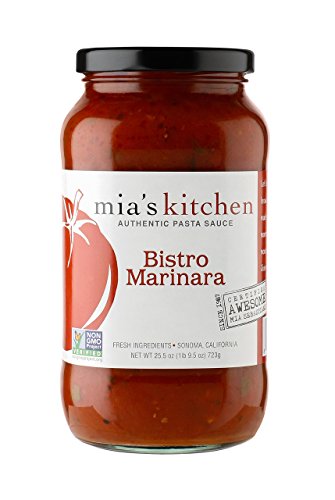 Mias Kitchen Bistro Marinara Pasta Sauce 25.5 Oz. Jar