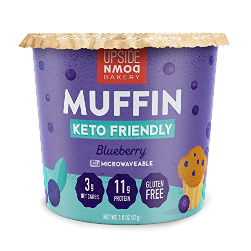 Keto Blueberry Muffin Cup by Upside Down Bakery 11g Protein & Gluten