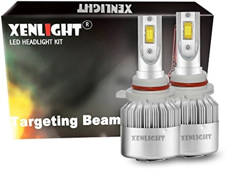 Xenlight 9012 LED Headlight Bulb-6000K 80W 8000Lm-Targeting Beam-Cool White- 2 of set -2 Yr Warranty